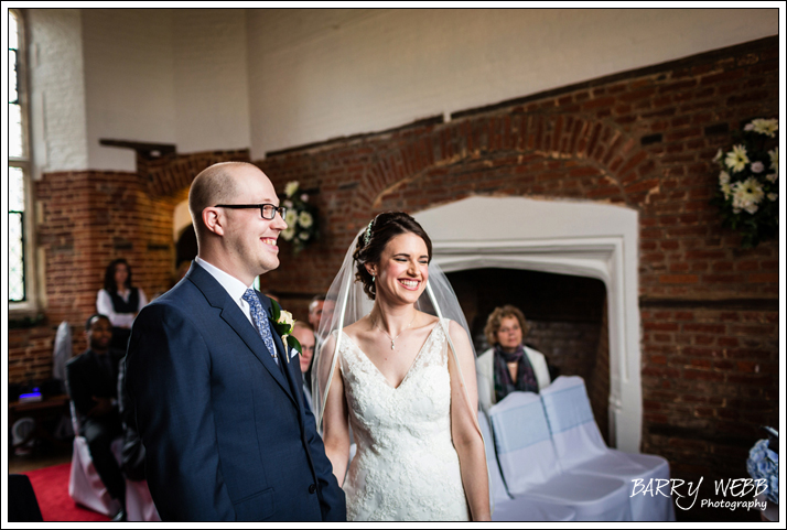 Big smiles from Sarah the Bride