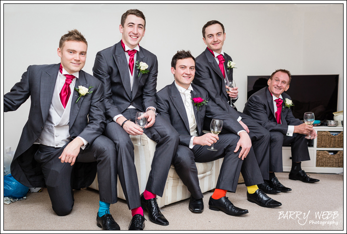 The Groomsmen all ready