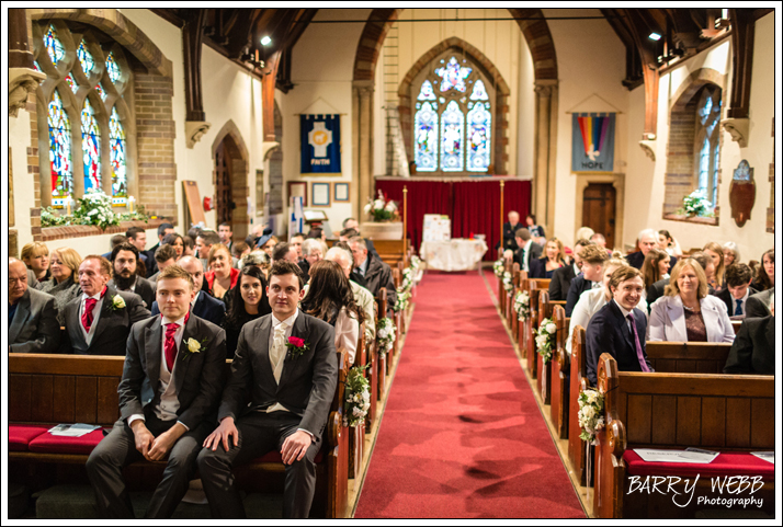 The Grooms waiting nervoulsy