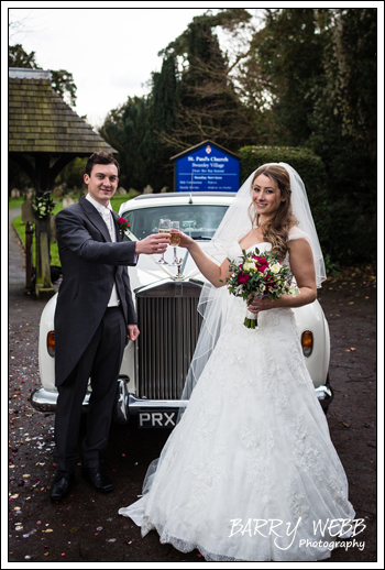 Posing infront of Classic Car