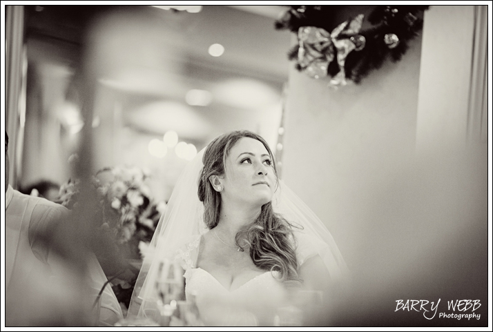 The Bride looking on