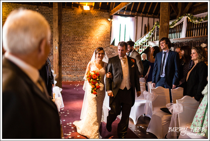 The Brides Big Entrance