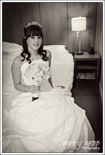 The bride at Castle Cooling Barn in Kent - Wedding Photography