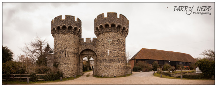 Castle Cooling Barn in Kent - Wedding Photography