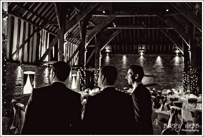 The groom waiting to meet the registrar