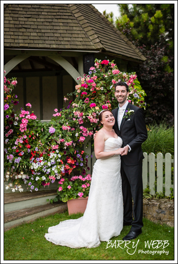 Big smiles from the Bride and Groom