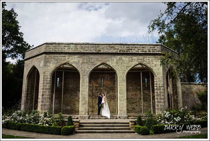 A pose under the arches at Chiddingstone Castle