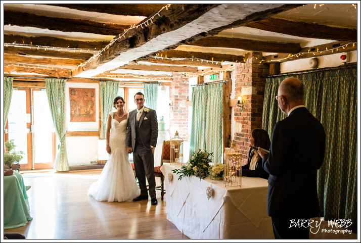 The wedding ceremony at the High Rocks