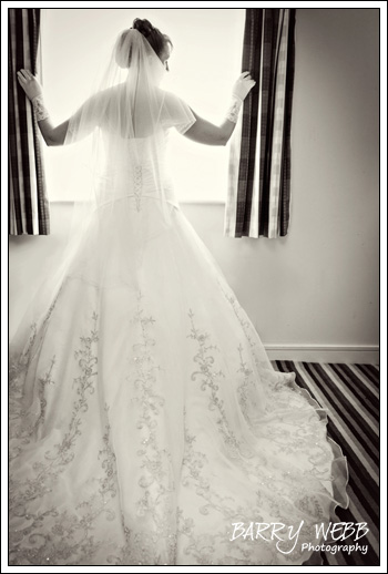 Window pose at Kent Life in Maidstone, Kent - Wedding Photography