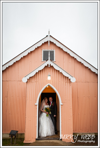 The old church at Kent Life in Maidstone, Kent - Wedding Photography