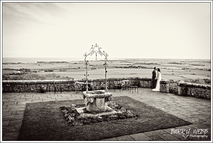 Beautiful view at Lympne Castle in Kent