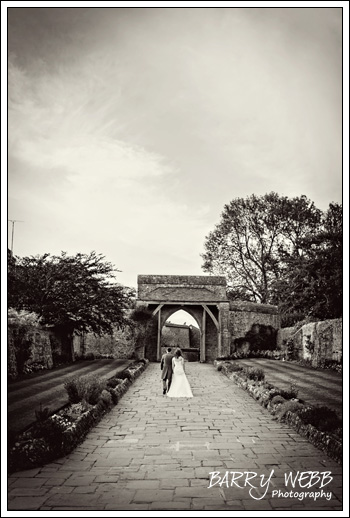 An evening stroll at Lympne Castle in Kent