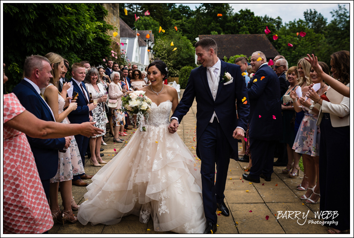 Confetti shot at Mountains Country House