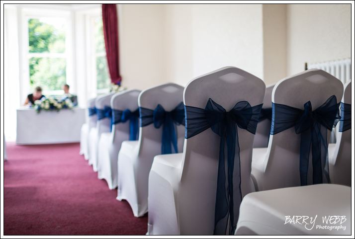 Groom meeting the Registrar