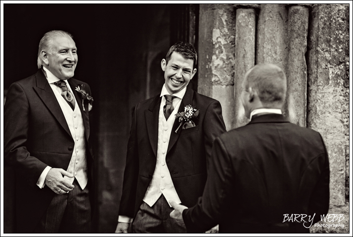 Wedding at St Giles' Church in Shipboourne