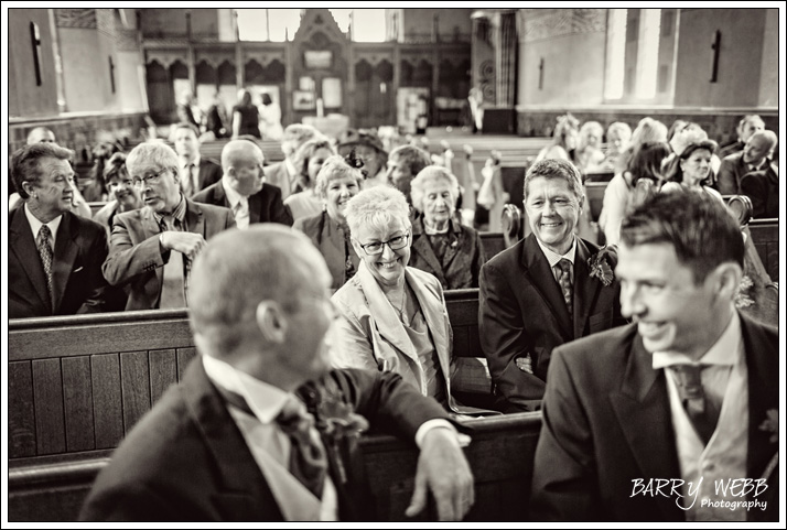 Wedding at St Giles' Church in Shipboourne