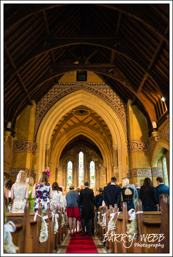 Wedding at St Giles' Church in Shipboourne