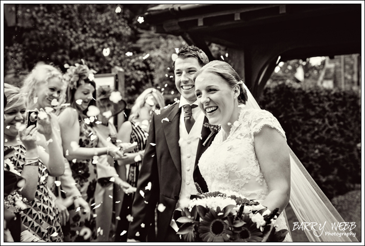 Wedding at St Giles' Church in Shipboourne