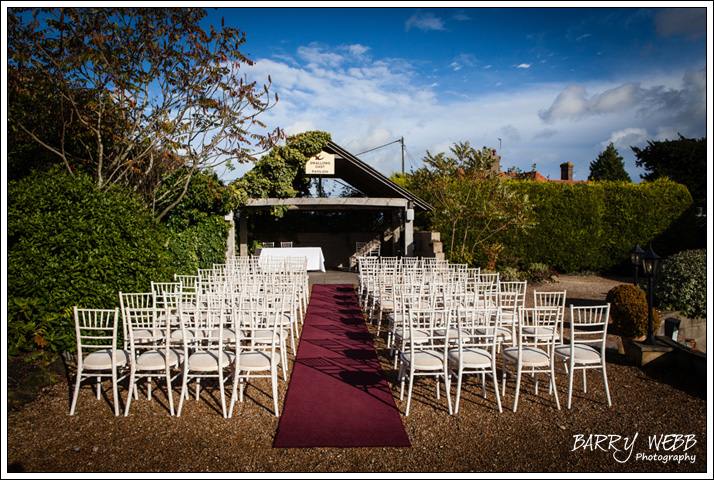 The ceremony scene at Swallows Oast in Ticehurst - Wedding Photography