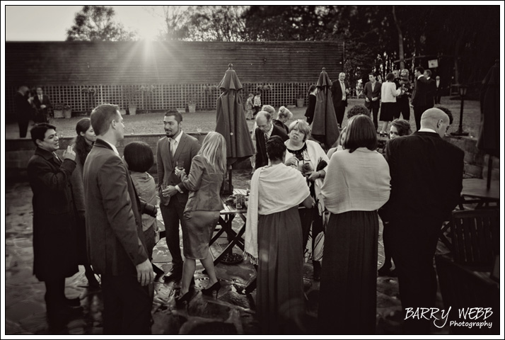 Evening drinks at Swallows Oast in Ticehurst - Wedding Photography