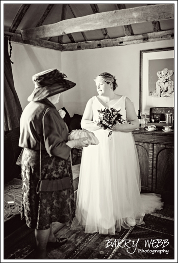 The Bride Waiting Nervously